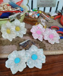 Brand New Floral Statement Earrings
