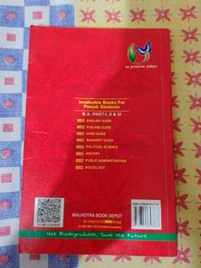 B.A Part 1, History First Semester MBD Guide