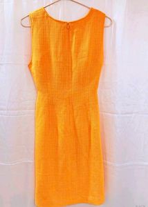 Vibrant Orange Mini Dress