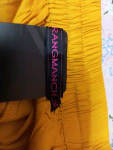 Yellow Flared Palazzos
