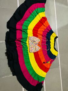 Navratri Style Colorful Lehenga Choli