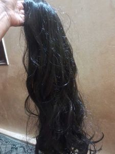 Long and curly wig for full head