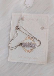 925 Stylish Silver Bracelet With Hallmark