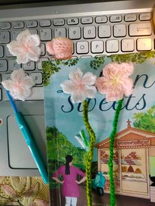 Crochet Flower Bookmarks
