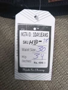 H@18 Size-30 (Sale) Latest Ladies high waist Jeans