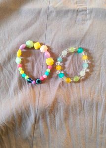 Handmade Beaded Bracelets Combo Of 2