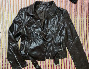 Faux Leather Unisex Jacket
