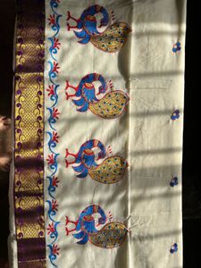 Brand New Kerala Kasavu Saree