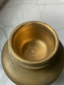 Vintage Brass Pot with Handle