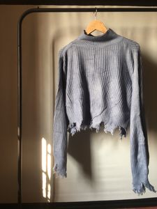 ripped pullover
