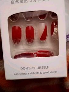 Gothic Red Nails