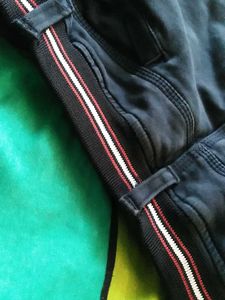 Stylish Blue Jeans with Patches