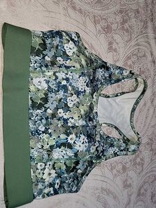 Floral Print Sports Bra