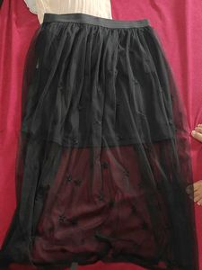 Black Star Tulle Skirt