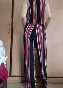 Striped Sleeveless jumpsuit 🦓