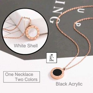 Reversible roman number chain Rosegold polish