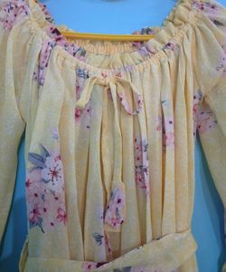 Floral Off-Shoulder Dress