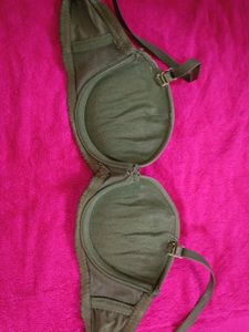 Underwired Olive Push Up Bra
