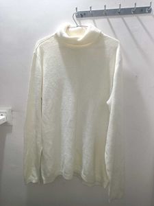 Cream Turtleneck Sweater