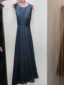 Partywear Blue Gown