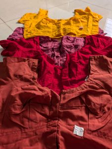 4 Different Colour Blouses