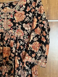 Aliyacut Kurti With Mirror Work