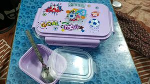 Froggy Lunch Box Combo Of 2 Tiffin Boxes