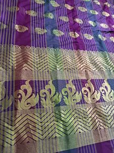 Golden Jari Work Saree