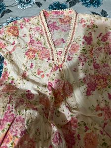 Floral Print dupatta set
