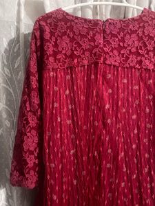 Embroidered Net Anarkali Dress