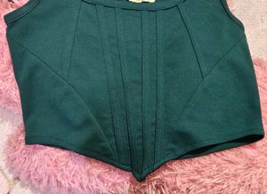 Green Corset Top