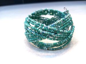 Beautiful Shimmering Bracelet...Occasional Or Festive Wear ...Colour- Sea Green ..