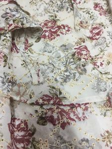 Floral Print Blouse with Ruffle Detail