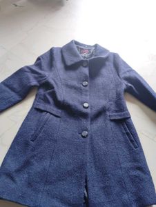 Elegant Navy Blue Coat... winter coat