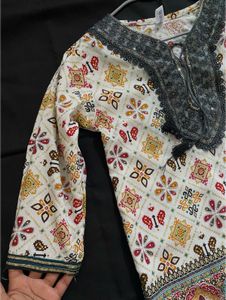 Multicolour Rajasthani Print Short Kurti