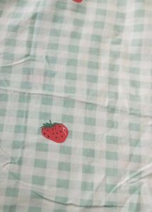 Strawberry Gingham One Piece Night Suit