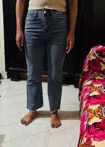 Frayed Hem Jeans