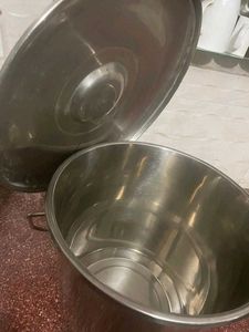 Stainless Steel Bucket with Lid