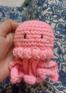 Crochet Octopus Keychain Or Toy