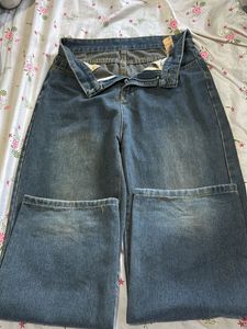 Wide Leg Denim Jeans