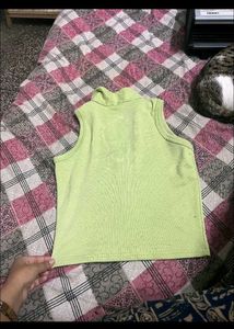Green Chain Strap Top