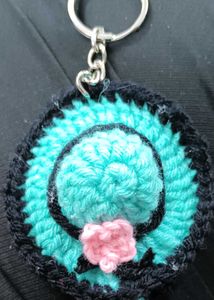 Crochet Hat Keyring