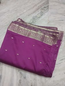 Purple Ethnic Dress Material