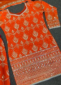 Brand new original video Added Heavy Sharara Suit
