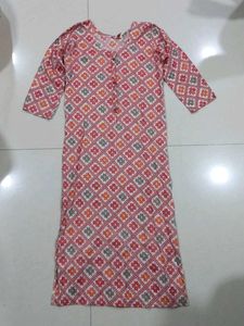 Floral Print Kurta