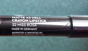 Sugar Matte As Hell Lipstick (32 - Miss Rosa)