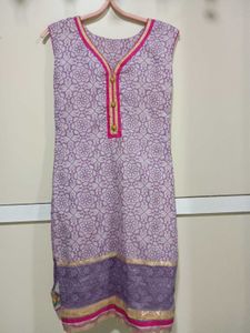 Two-Piece Lavender Kurti Patiala Set 💜🪻