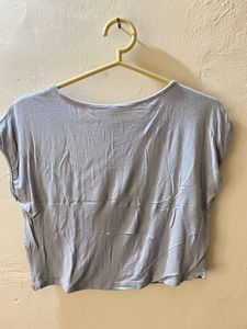 Silver/grey Party Crop Top