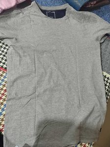Gray Crew Neck T-Shirt