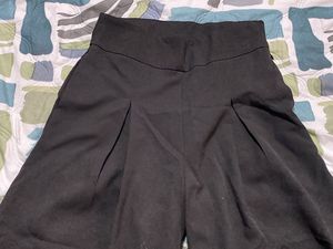 Black Wide Trouser